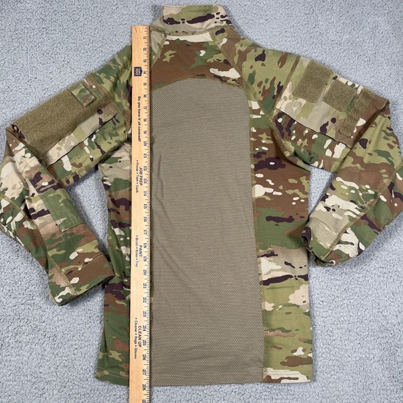 Sekri Army Combat Shirt Mens S Multicam Camo BDU Made in USA Pockets Stretch - Picture 5 of 7